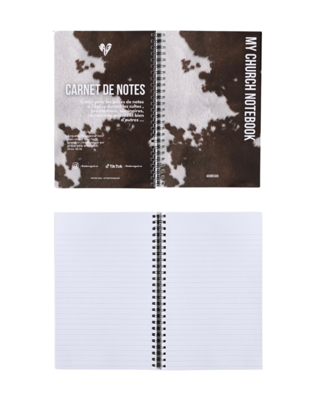 THE CHURCH NOTEBOOK - Cow