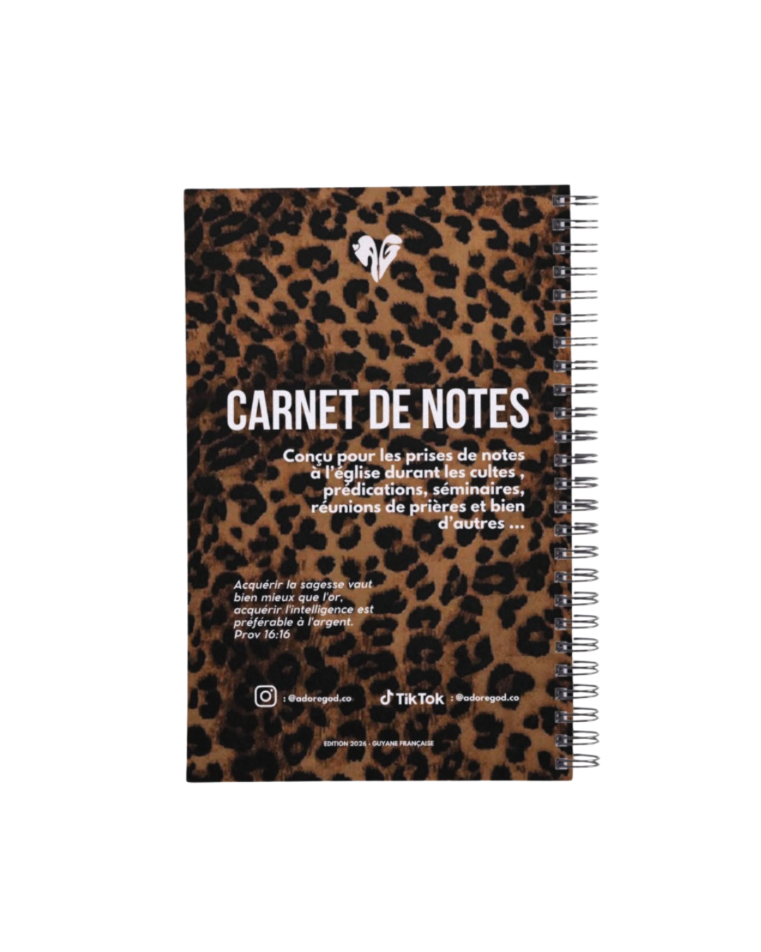 THE CHURCH NOTEBOOK - Léopard