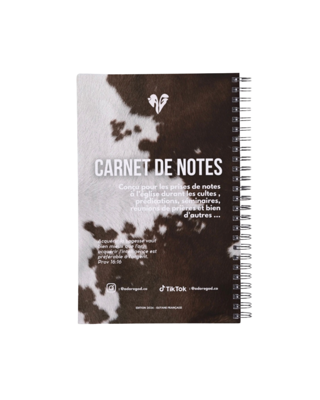 THE CHURCH NOTEBOOK - Cow